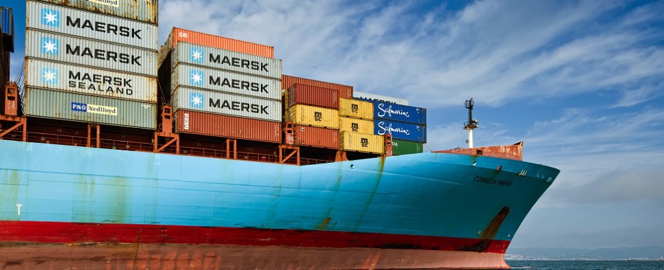 Maersk expects reorganization will enable it to handle more shipments of export cargo and import cargo in international trade.