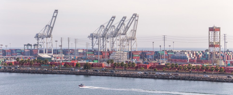 The port of Long Beach is taking steps to mitigate the environmental impacts of its handling of shipments of export cargo and import cargo in international trade.